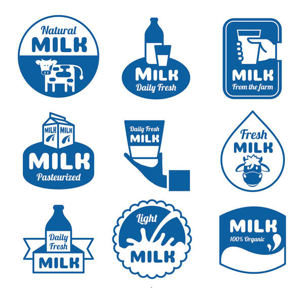 新鲜牛奶标签