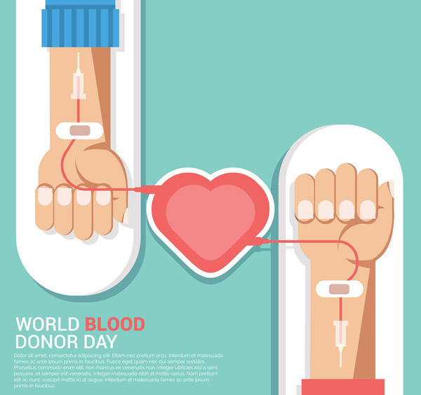 世界献血者日手臂