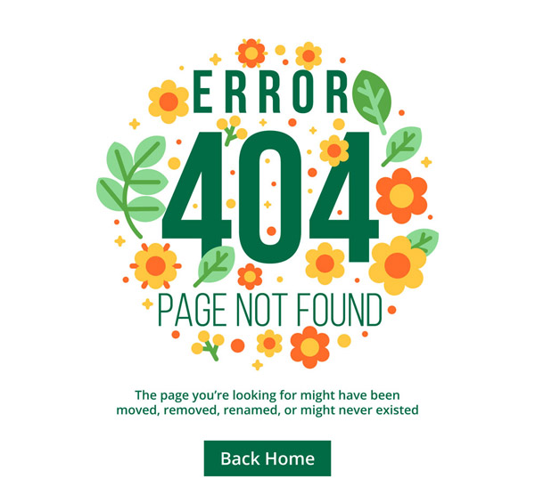 花卉404页面