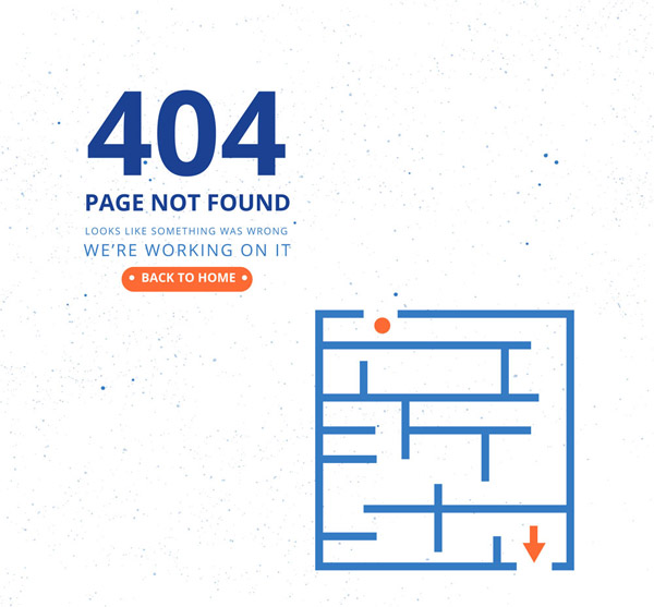 迷宫图404错误页