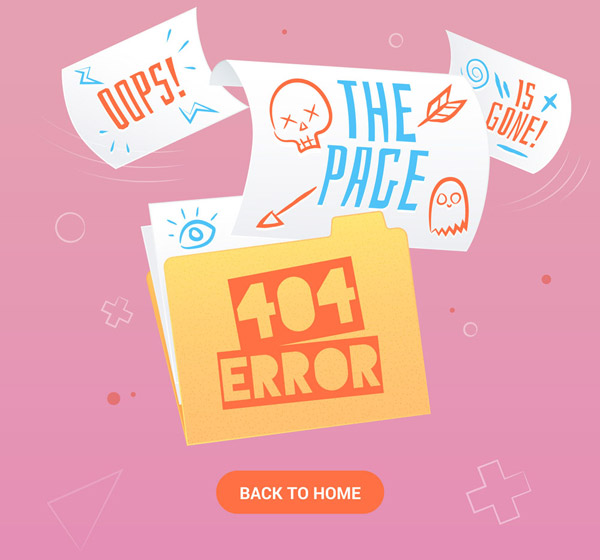 彩绘404错误页