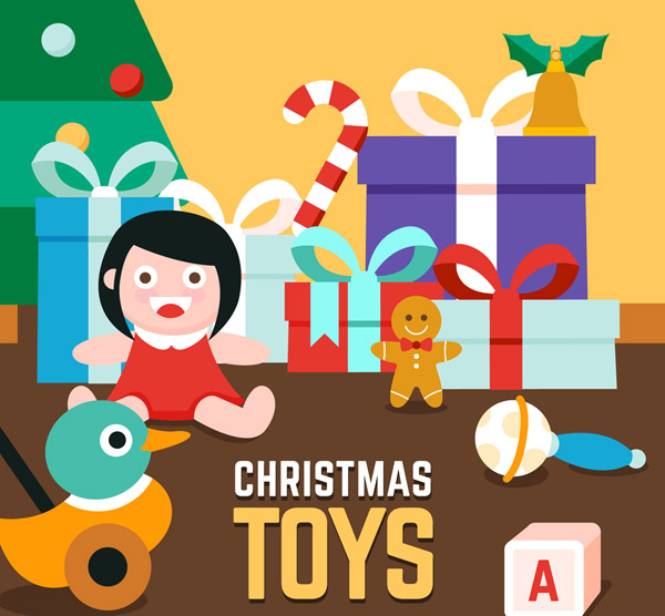 可爱圣诞节玩具