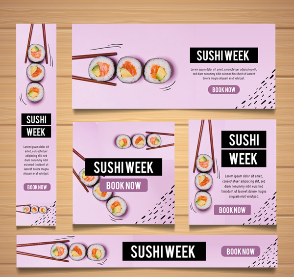 寿司餐馆banner