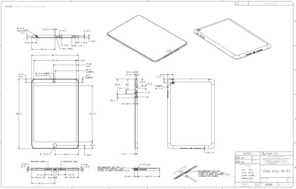 iPad尺寸图