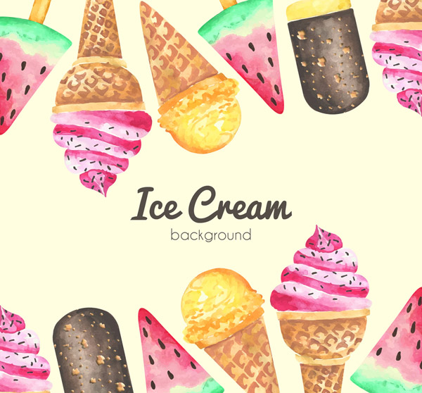 彩绘冰淇淋框架