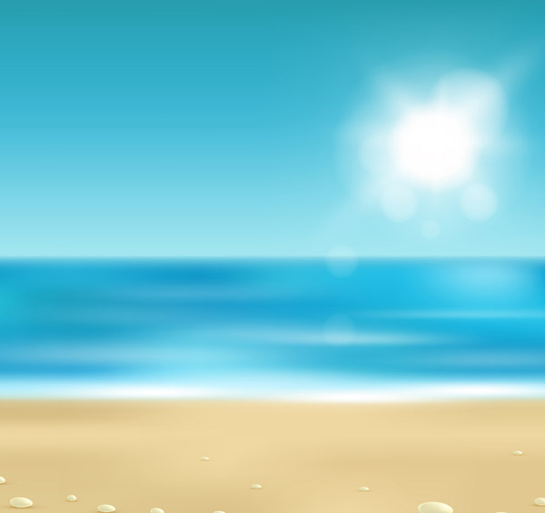 大海沙滩风景