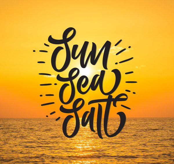 太阳大海沙滩海报