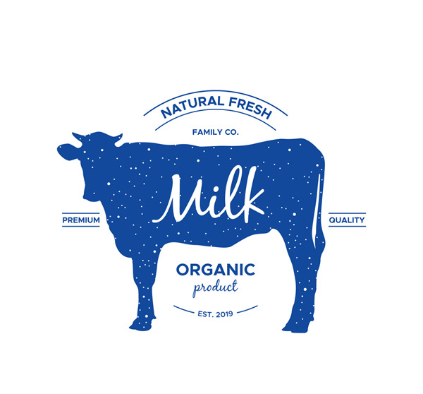 新鲜奶产品海报