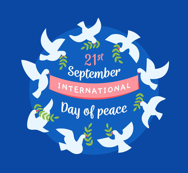国际和平日白鸽