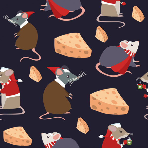 老鼠和奶酪背景