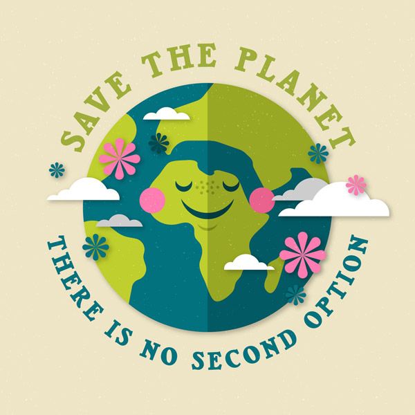 地球环保宣传海报