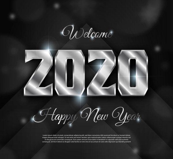 2020年新年艺术字