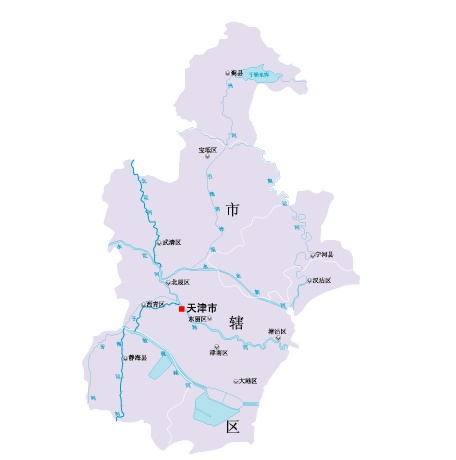 天津市矢量地图