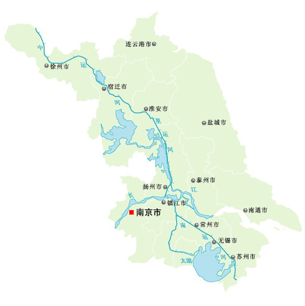 江苏省矢量地图