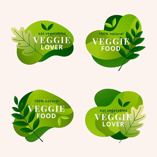 绿色健康食物标签