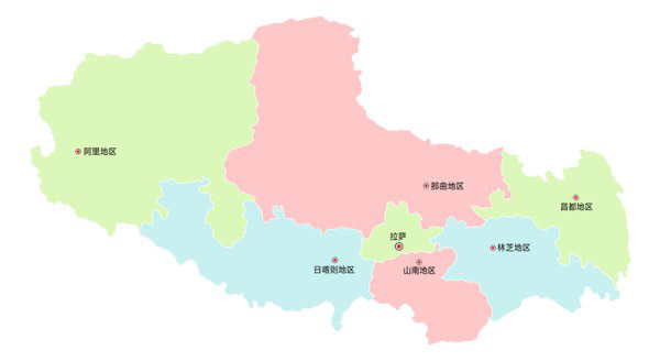 矢量地图所需点数: 0 点 关键词: 西藏地图矢量素材西藏地图,行政区域图片