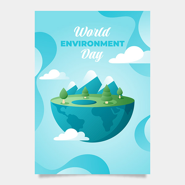 世界环境日垂直海报