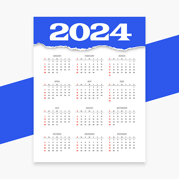 2024龙年日历