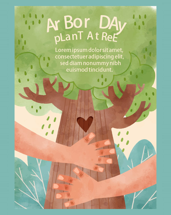 植树节学校活动海报