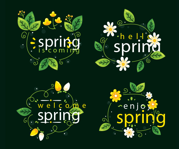 绿植装饰春天logo