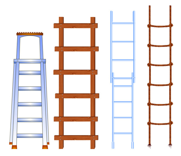 四种不同梯子矢量