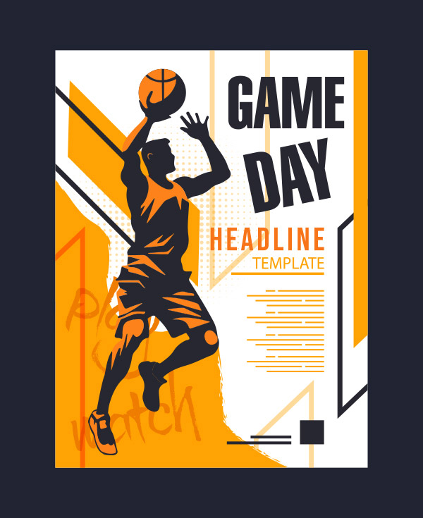 篮球比赛活动海报