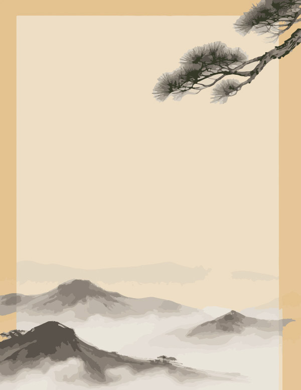 �й���ˮīɽˮ��ֽ