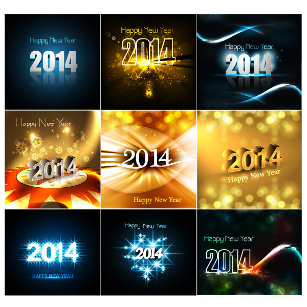2014新年字体背景