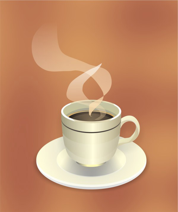 咖啡热饮矢量