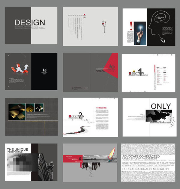 素材分类: 平面广告所需点数: 0  点 关键词: 企业创意画册设计模板