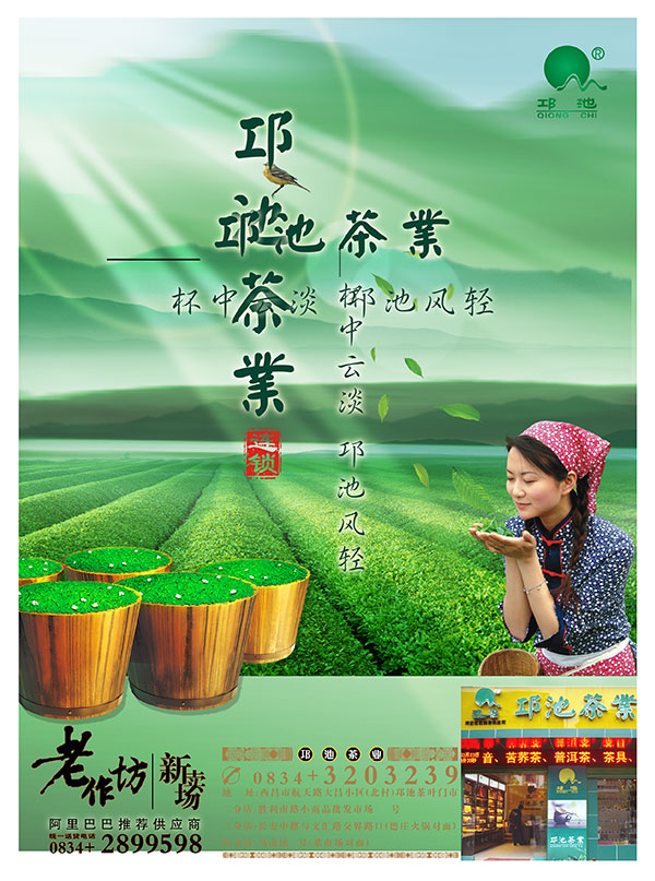 环保茶叶宣传海报