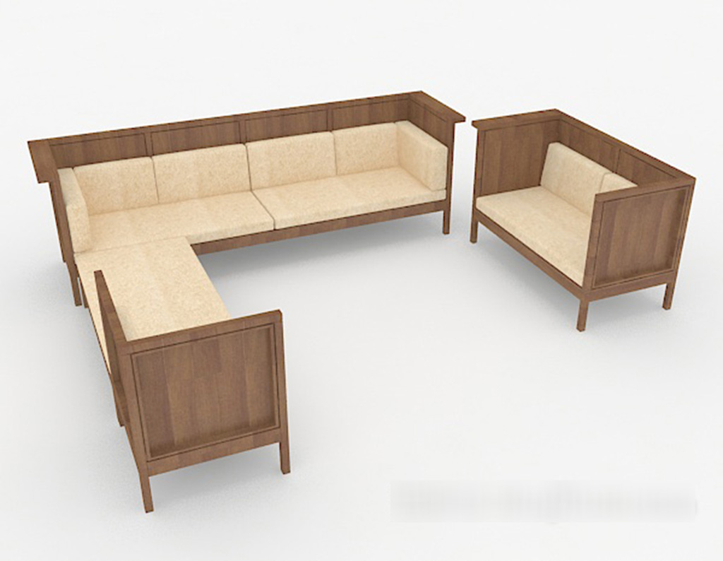 木质个性组合沙发