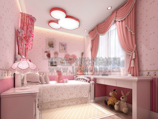 公主卧室模型