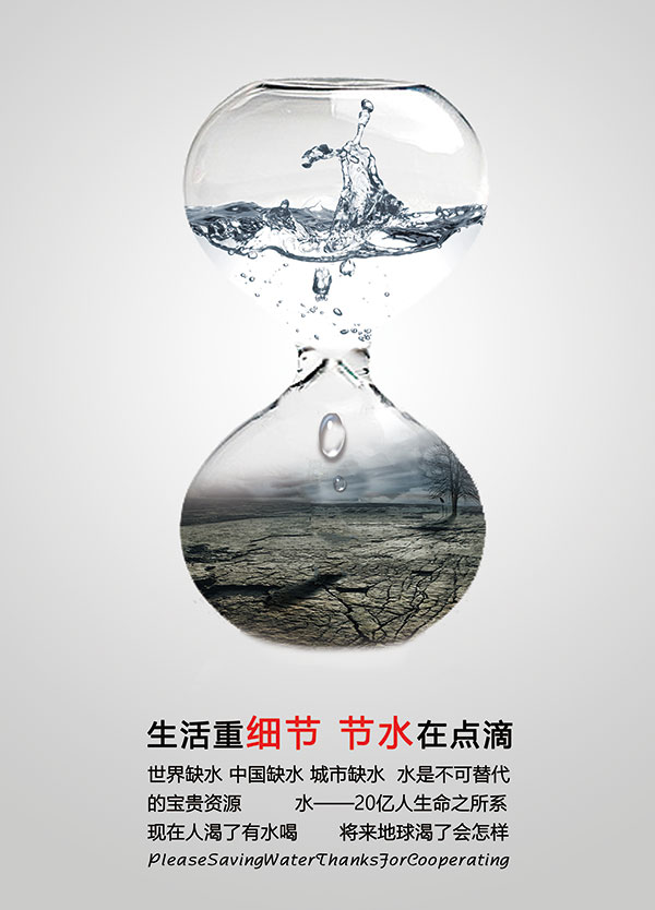 节约用水公益海报