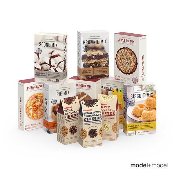食品包装模型