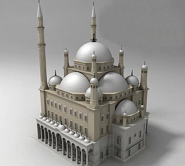 清真寺建筑模型