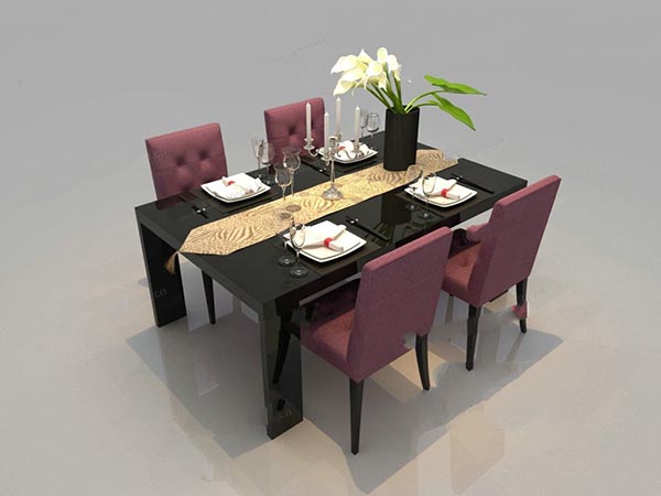 餐桌家具模型
