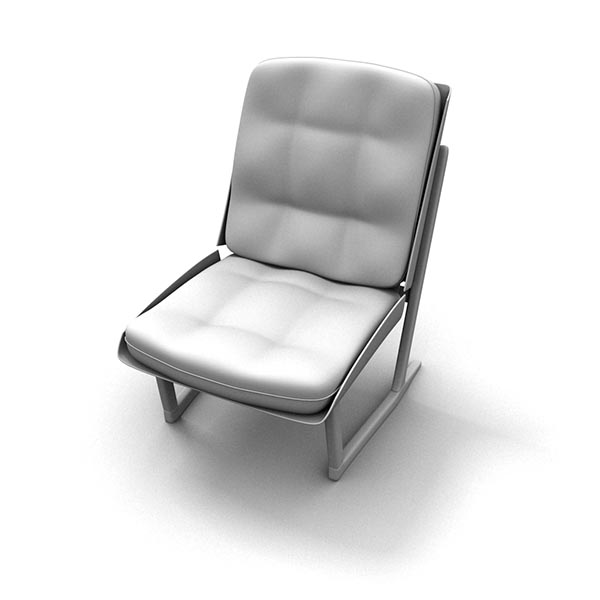 方形沙发椅模型