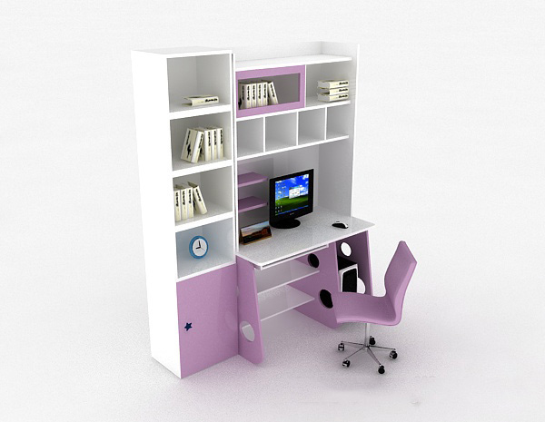 书桌柜3d模型