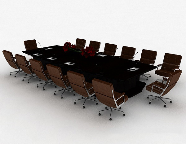 大型会议桌模型