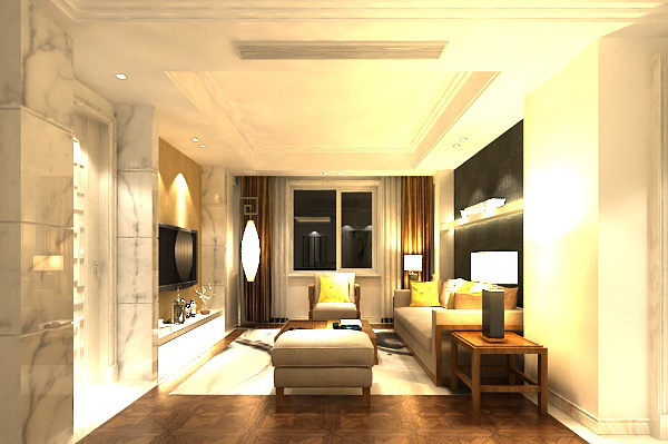 室内客厅3d模型