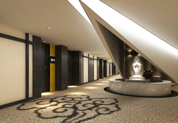 酒店走廊3d模型