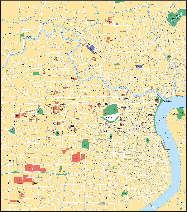 上海地图英文版