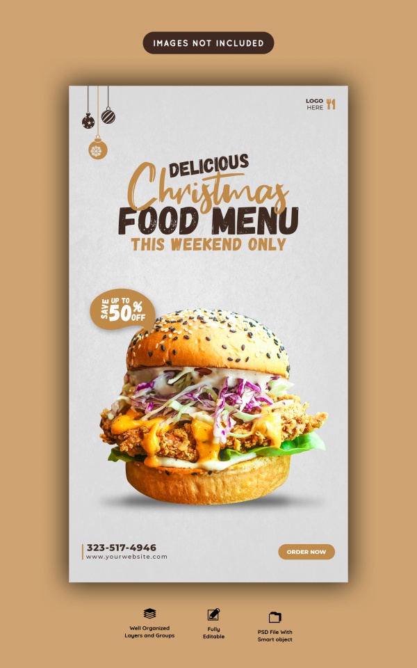 素材分类: 平面广告所需点数:   0 点 关键词: 美味汉堡psd海报,美味