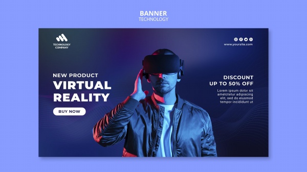 VR虚拟现实主题海报