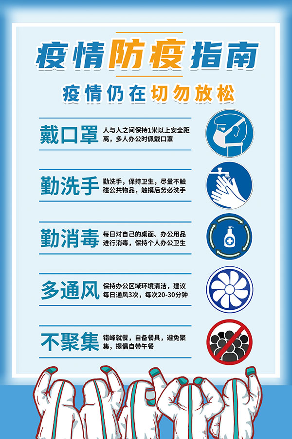 疫情防控指南海报