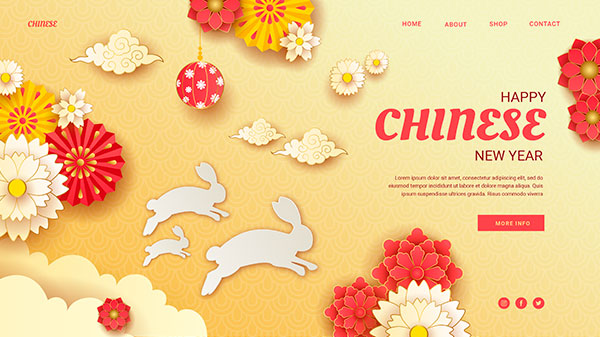 中国新年网页模板