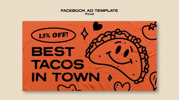 墨西哥食品卡通海报