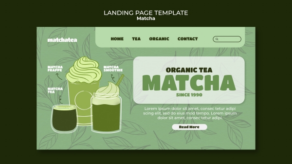 绿茶饮料店登录页