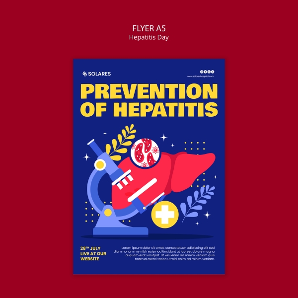 世界肝炎日宣传单